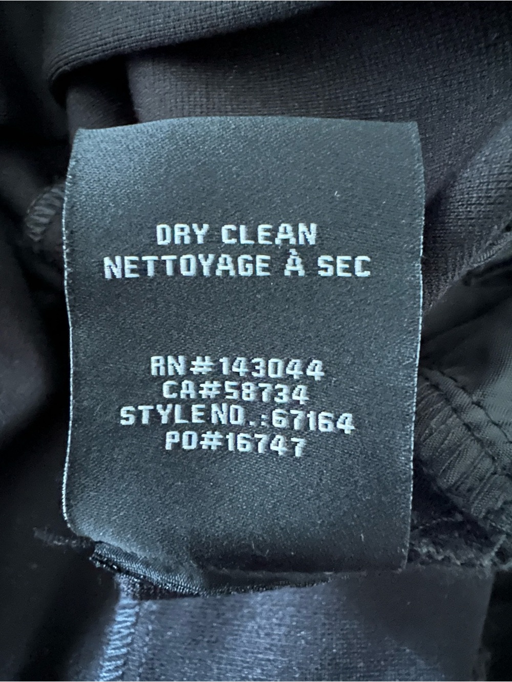 Two Layer Jacket: Black Blazer with Gray Hooded Zip Layer - Picture 6 of 6